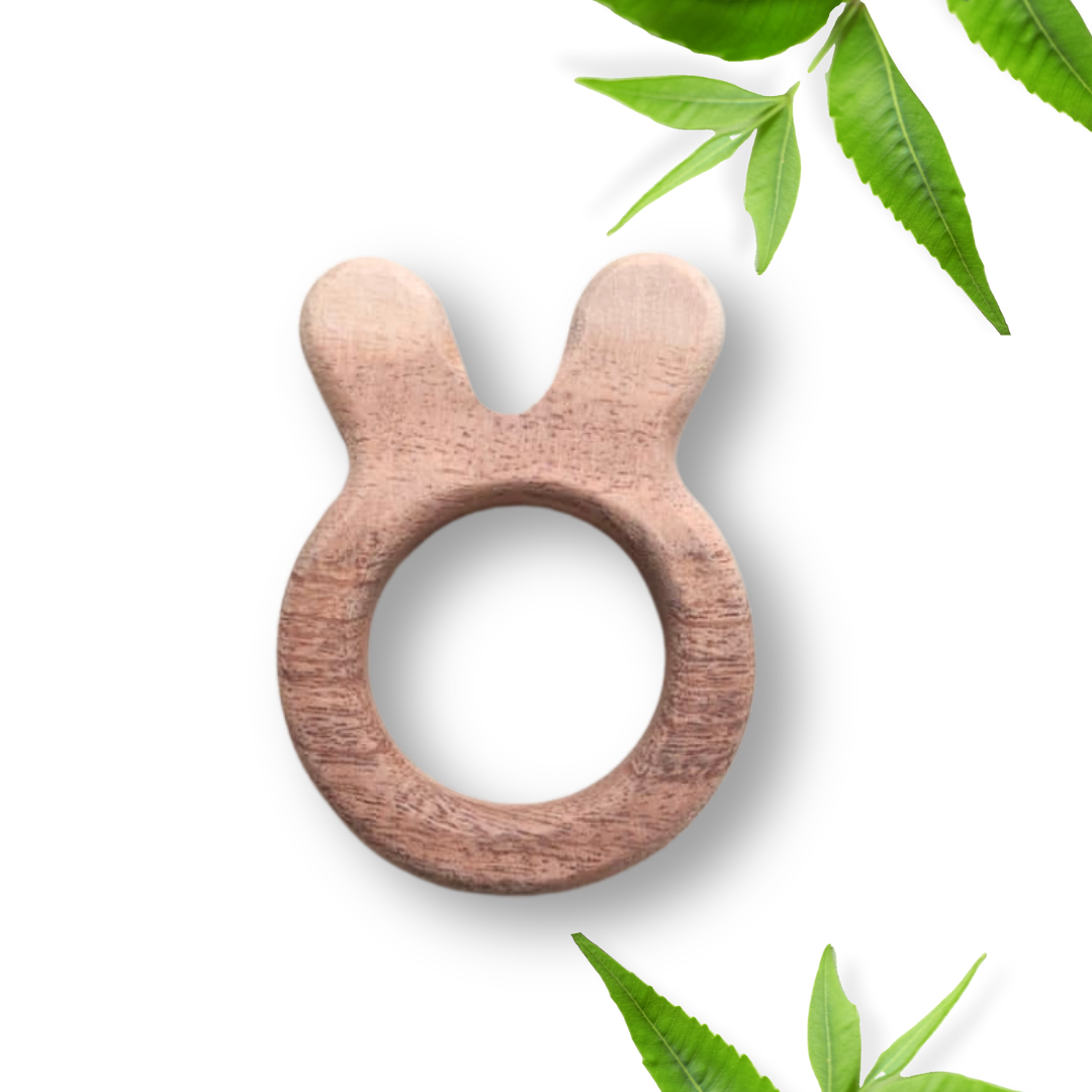 Neem Wood Rabbit Teether