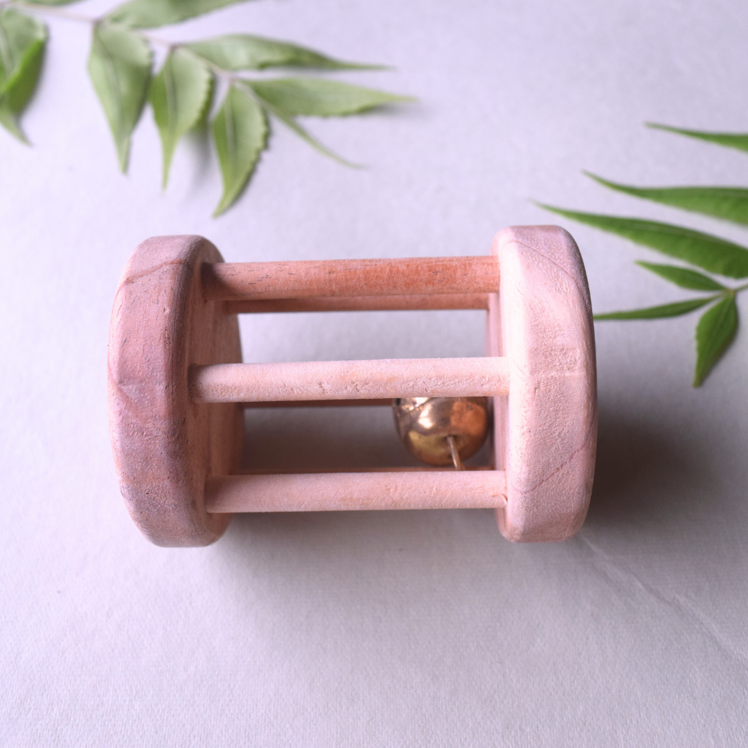 Neem Wood Drum Rattle