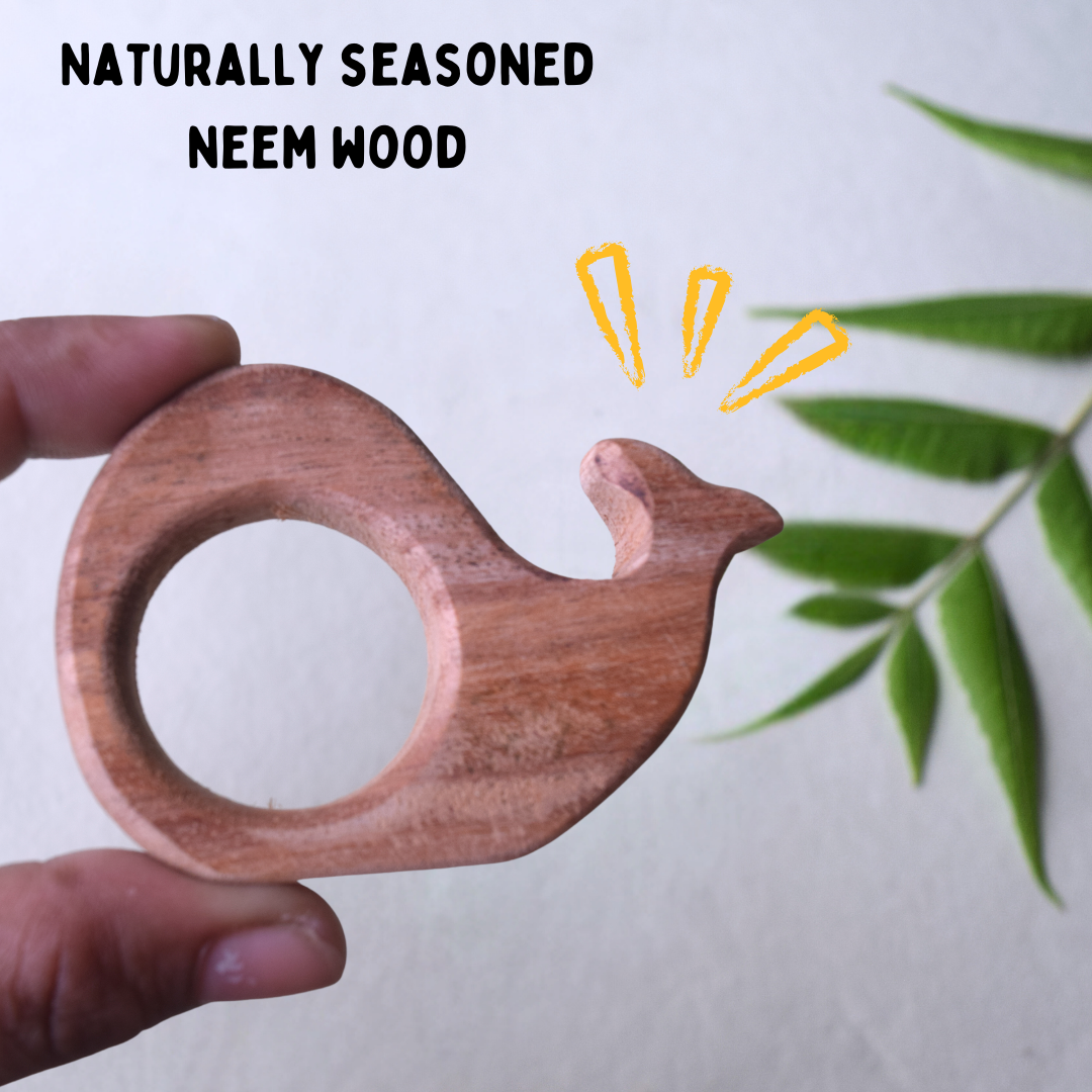 Neem Wood Fish Teether