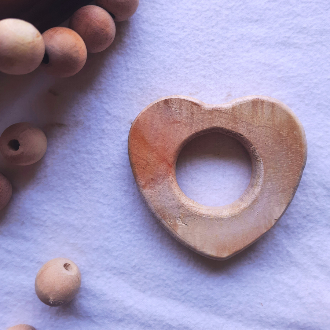 Neem Wood Heart Teether