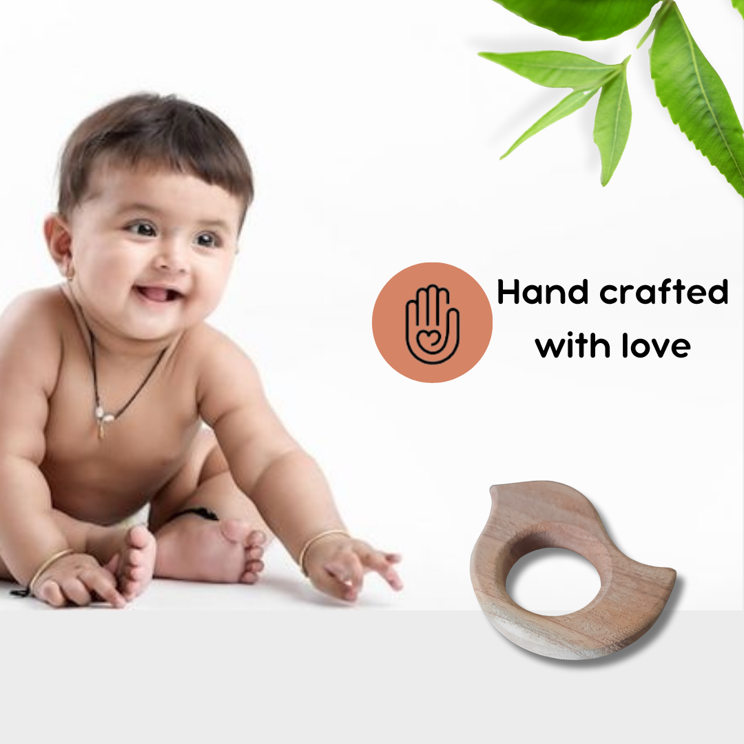 Neem Wood Sparrow Teether