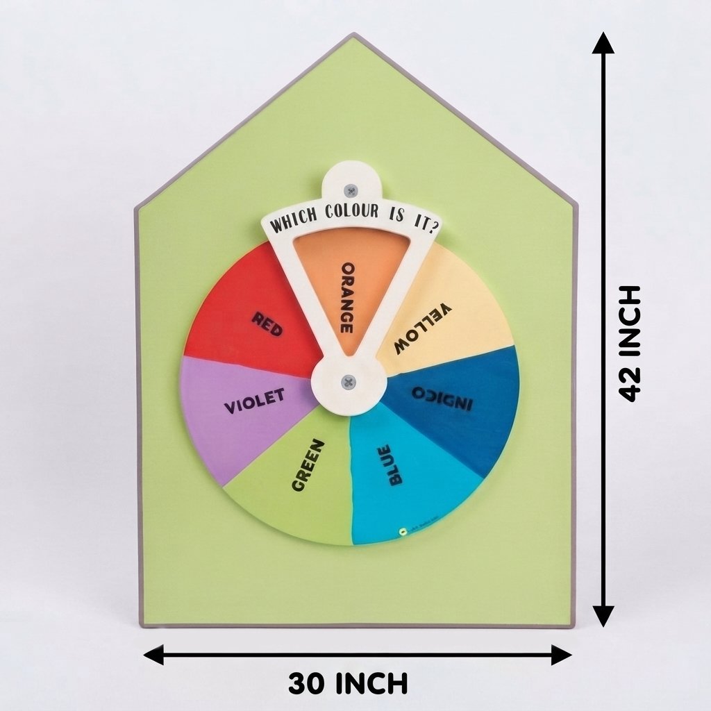 Colors of the Rainbow Sensory Wheel With Back Support