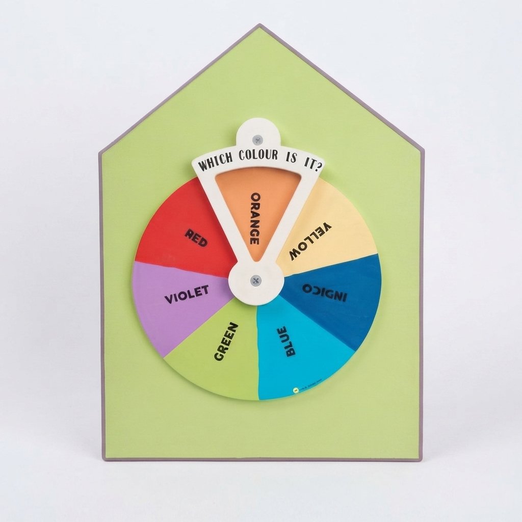 Colors of the Rainbow Sensory Wheel With Back Support