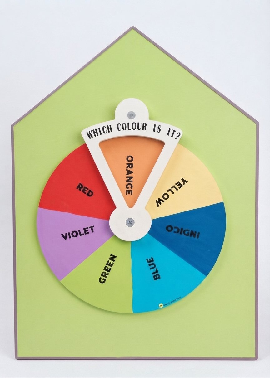 Colors of the Rainbow Sensory Wheel With Back Support