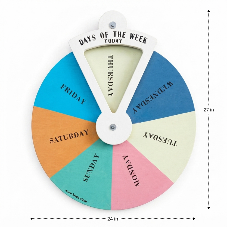 Days of the Week Sensory Wheel