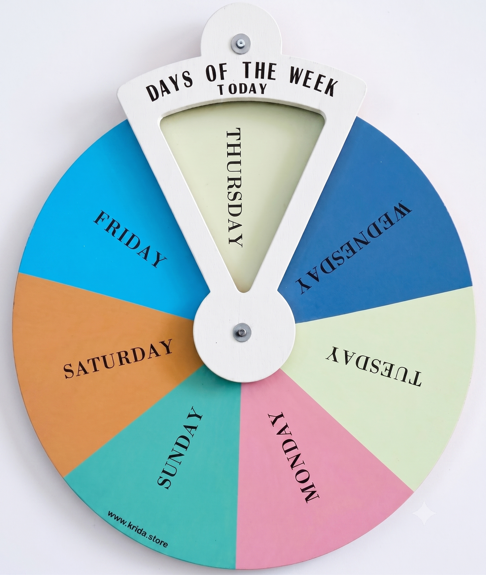 Days of the Week Sensory Wheel