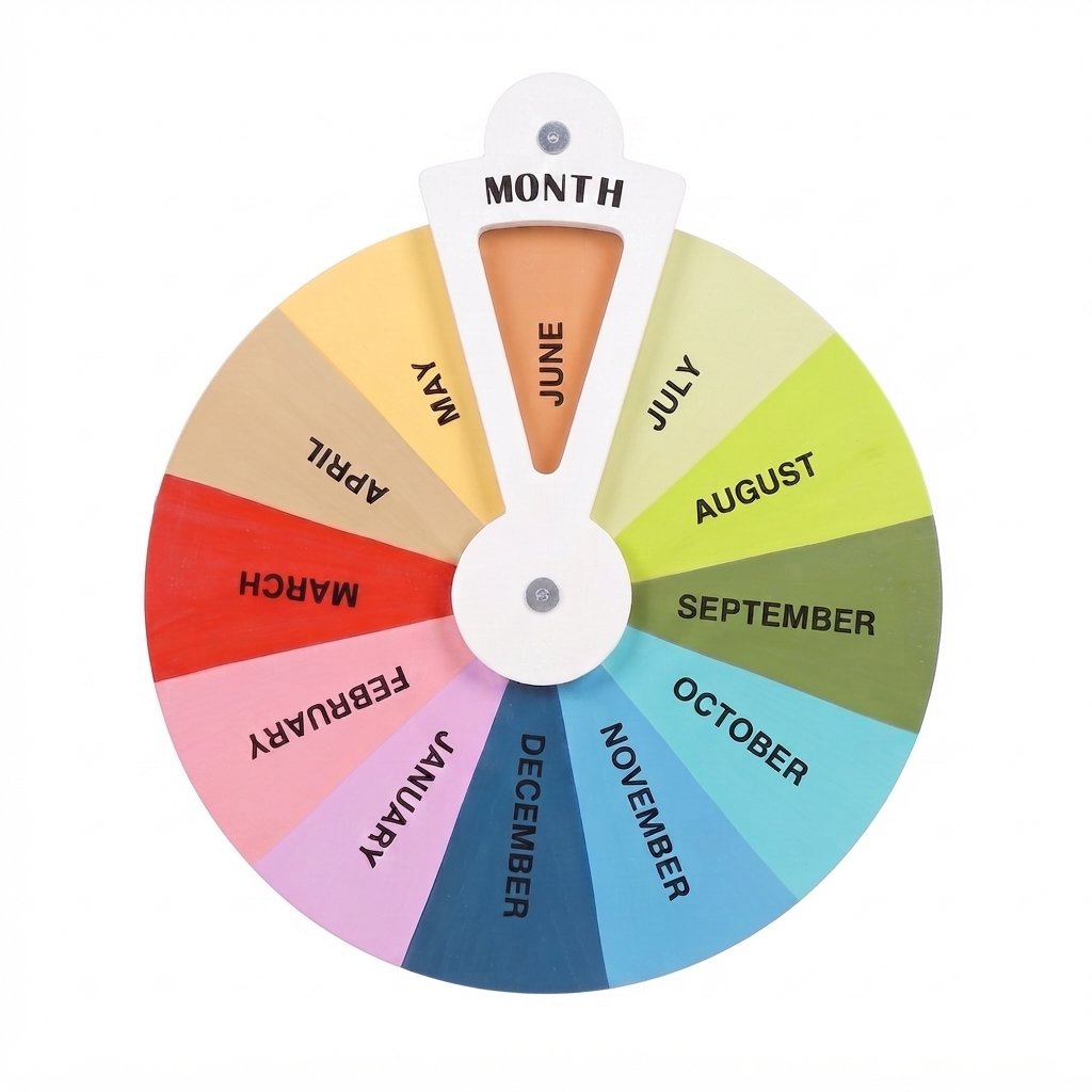 Months of the Year Sensory Wheel