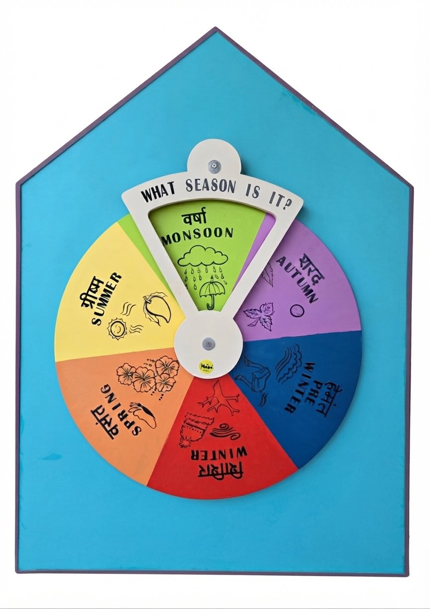 Seasons of the Year Sensory Wheel With Back Support