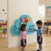 Montessori Busy Cloud Wooden Sensory Board with Gear Wheels, Pulley Wheels and Maze Activities for Preschool Children