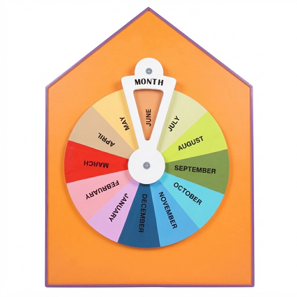 Months of the Year Sensory Wheel With Back Support