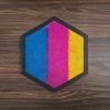 Montessori Hexagonal Wooden Texture Sensory Board with 12 Touch-and-Feel Surfaces for Preschool Children