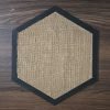 Montessori Hexagonal Wooden Texture Sensory Board with 12 Touch-and-Feel Surfaces for Preschool Children
