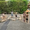 Outdoor Play Props Wooden Montessori Outdoor Learning Equipment for Kids