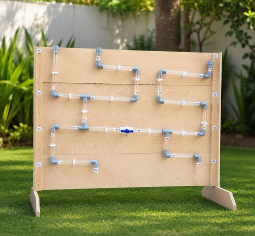 Outdoor Water Play Montessori Sensory Learning Activity for Children
