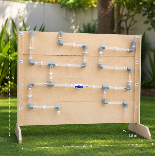 Outdoor Water Play Montessori Sensory Learning Activity for Children