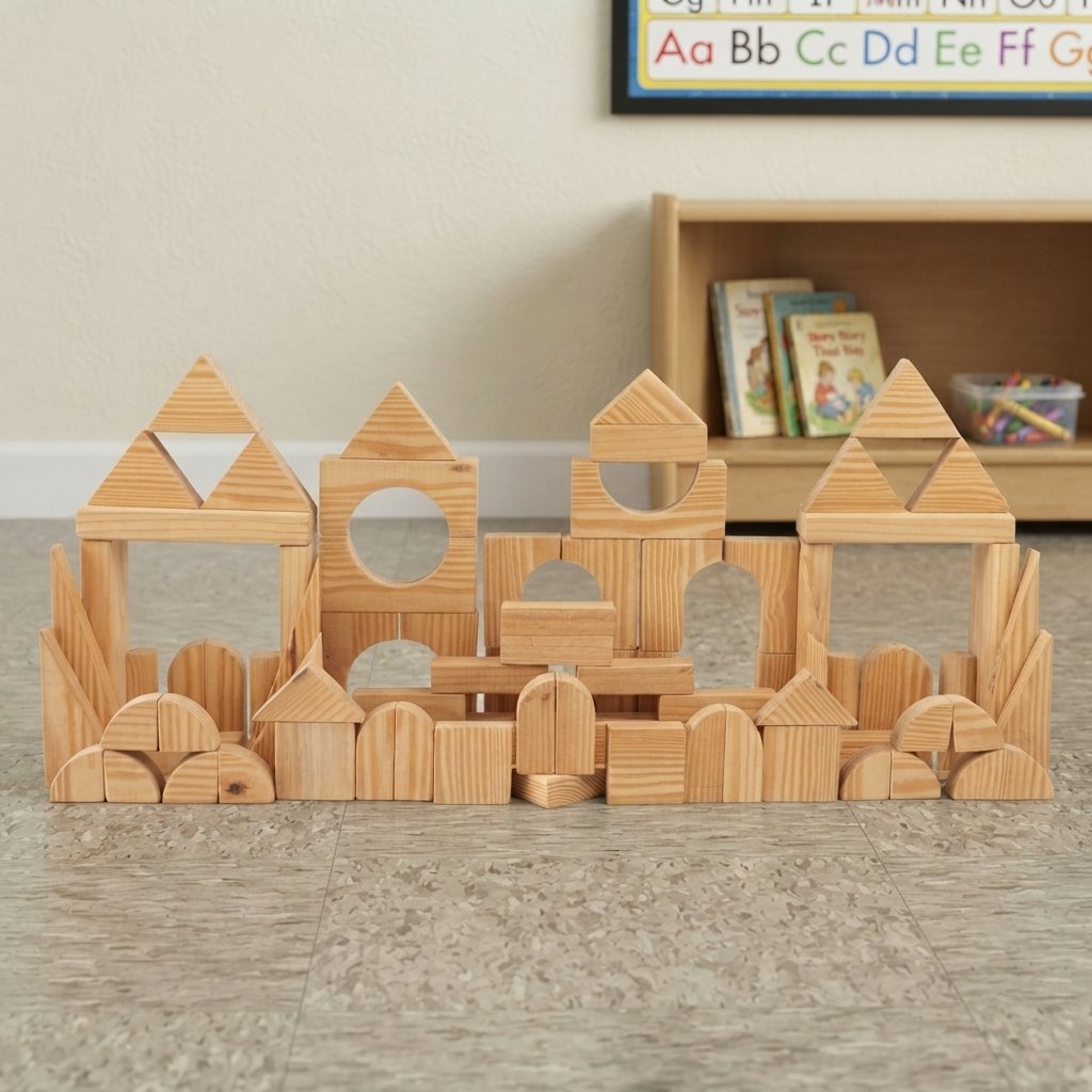 Wooden Pieces for Imaginative Play