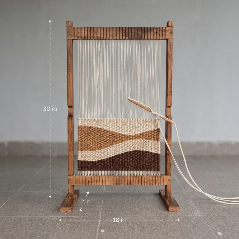 Standing Handloom – Wooden Weaving Loom for Kids & Creative Learning