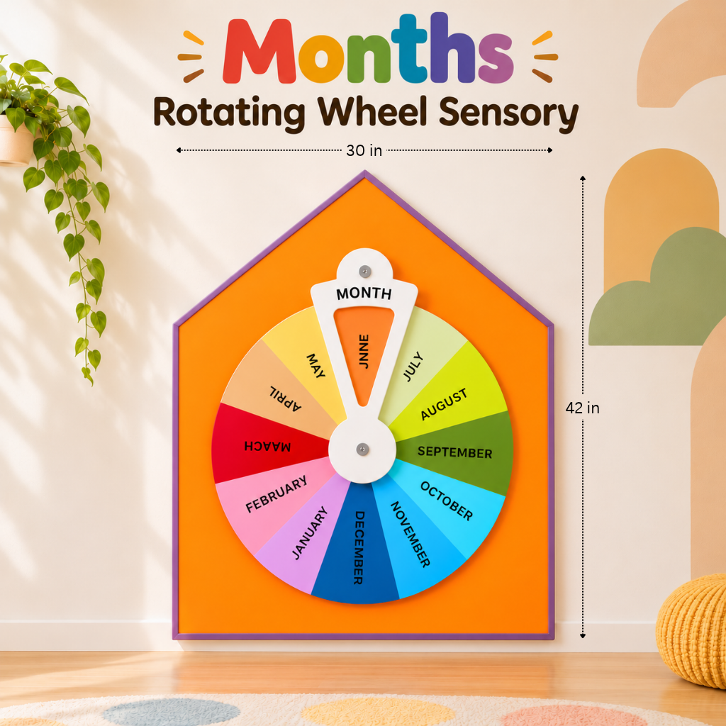 Months of the Year Sensory Wheel With Back Support