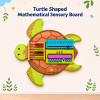 Turtle shaped mathematical sensory board for preschool children by Krida